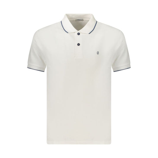 Polo Shirt by Coveri Moving for men in cotton white & signature features a eye catching silhouette, showcasing a refined and for a eye catching finish.