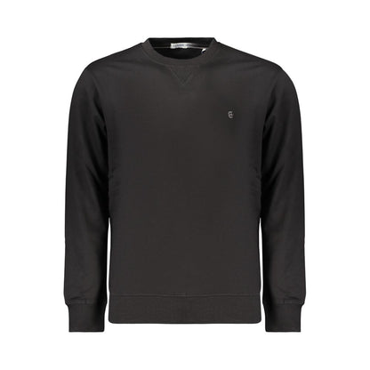 Sweatshirt by Coveri Moving for men in cotton black presents a smart casual silhouette, featuring a smart casual and for a sophisticated look.