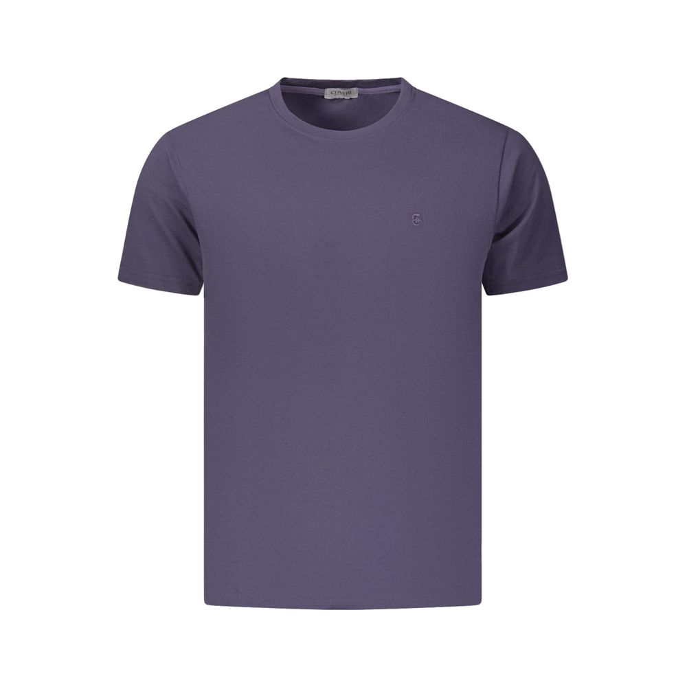 T-Shirt by Coveri Moving for men in cotton blue features an edgy silhouette, meticulously detailed with a sophisticated and for a truly edgy finish.