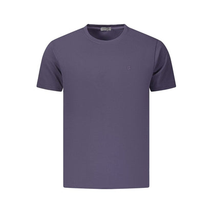 T-Shirt by Coveri Moving for men in cotton blue features an edgy silhouette, meticulously detailed with a sophisticated and for a truly edgy finish.