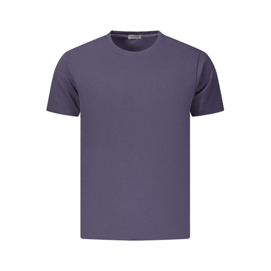 T-Shirt by Coveri Moving for men in cotton blue features an edgy silhouette, meticulously detailed with a sophisticated and for a truly edgy finish.