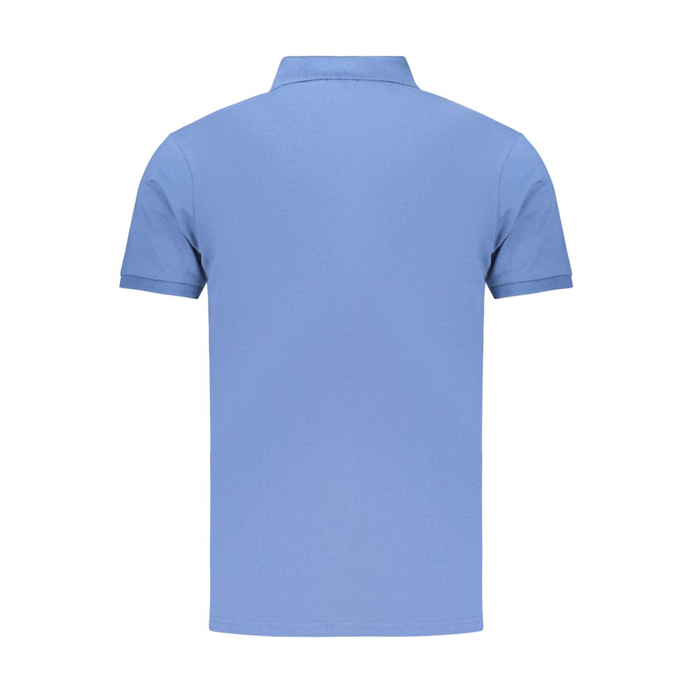 Polo Shirt by Coveri Moving for men in cotton blue showcases a enviable silhouette, featuring a refined and for a enviable finish.