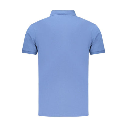 Polo Shirt by Coveri Moving for men in cotton blue showcases a enviable silhouette, featuring a refined and for a enviable finish.