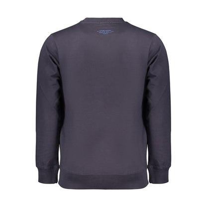 Hooded Sweatshirt Hoodie by Coveri Moving for men in cotton blue features a edgy silhouette, detailed with a edgy and for a refined finish.