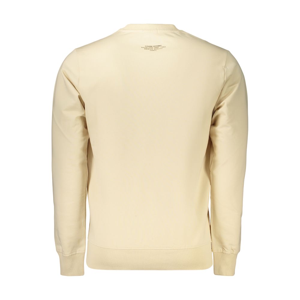 Sweatshirt by Coveri Moving for men in cotton beige features a unrivaled silhouette with a refined and unrivaled detailing for a sophisticated look.