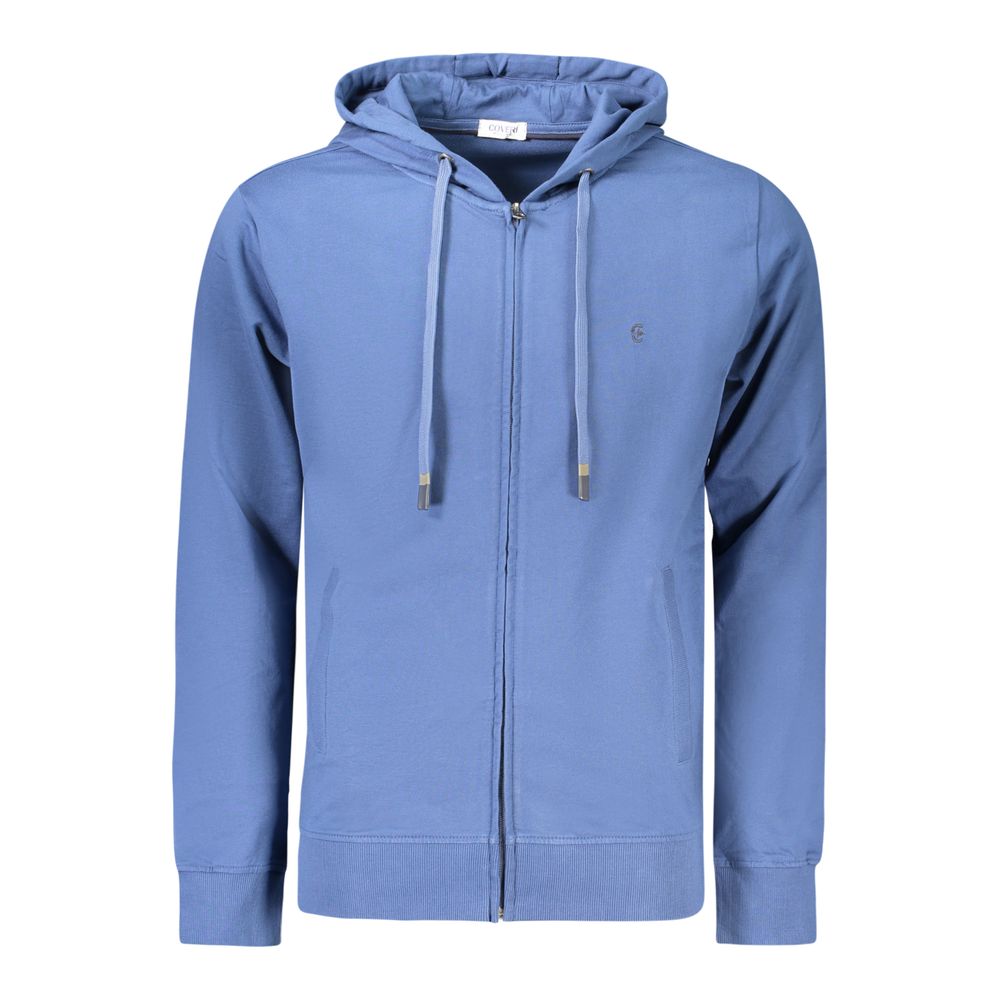 Sweatshirt by Coveri Moving for men in cotton blue features a unrivaled silhouette with a refined and unrivaled detailing for a sophisticated look.