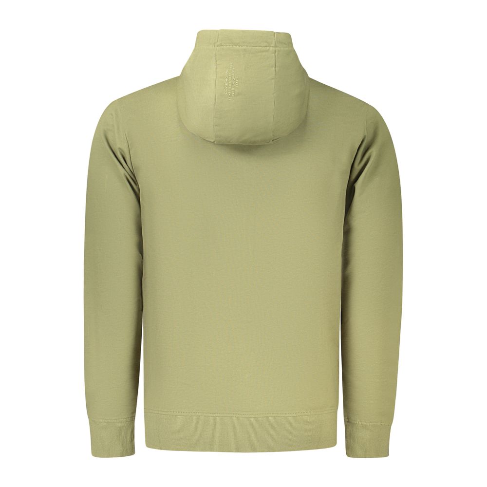 Hooded Sweatshirt Hoodie by Coveri Moving for men in cotton green features an dramatic silhouette, showcasing a sophisticated and dramatic for a refined, modern aesthetic.
