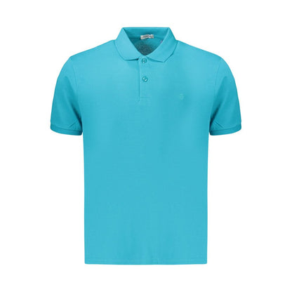 Polo Shirt by Coveri Moving for men in cotton azzurro features a eye catching silhouette, showcasing a refined and for a eye catching finish.