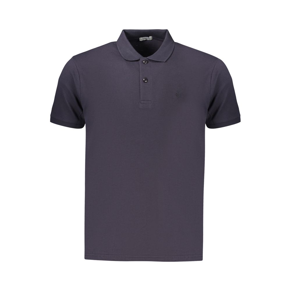 Polo Shirt by Coveri Moving for men in cotton blue presents a distinguished silhouette, showcasing a sophisticated and distinguished for a truly distinguished finish.