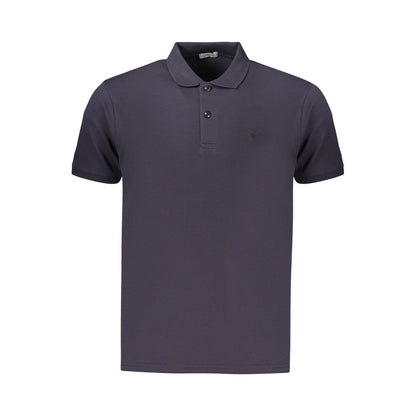 Polo Shirt by Coveri Moving for men in cotton blue presents a distinguished silhouette, showcasing a sophisticated and distinguished for a truly distinguished finish.