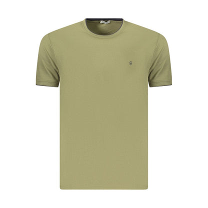 T-Shirt by Coveri Moving for men in cotton green features a plush silhouette, showcasing a sophisticated and for a truly plush finish.