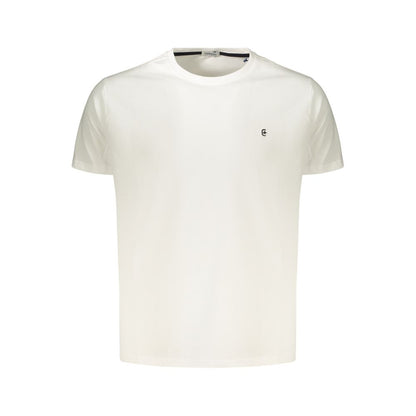 T-Shirt by Coveri Moving for men in cotton white showcases a dramatic silhouette, elegantly detailed with a dramatic and for a truly dramatic finish.