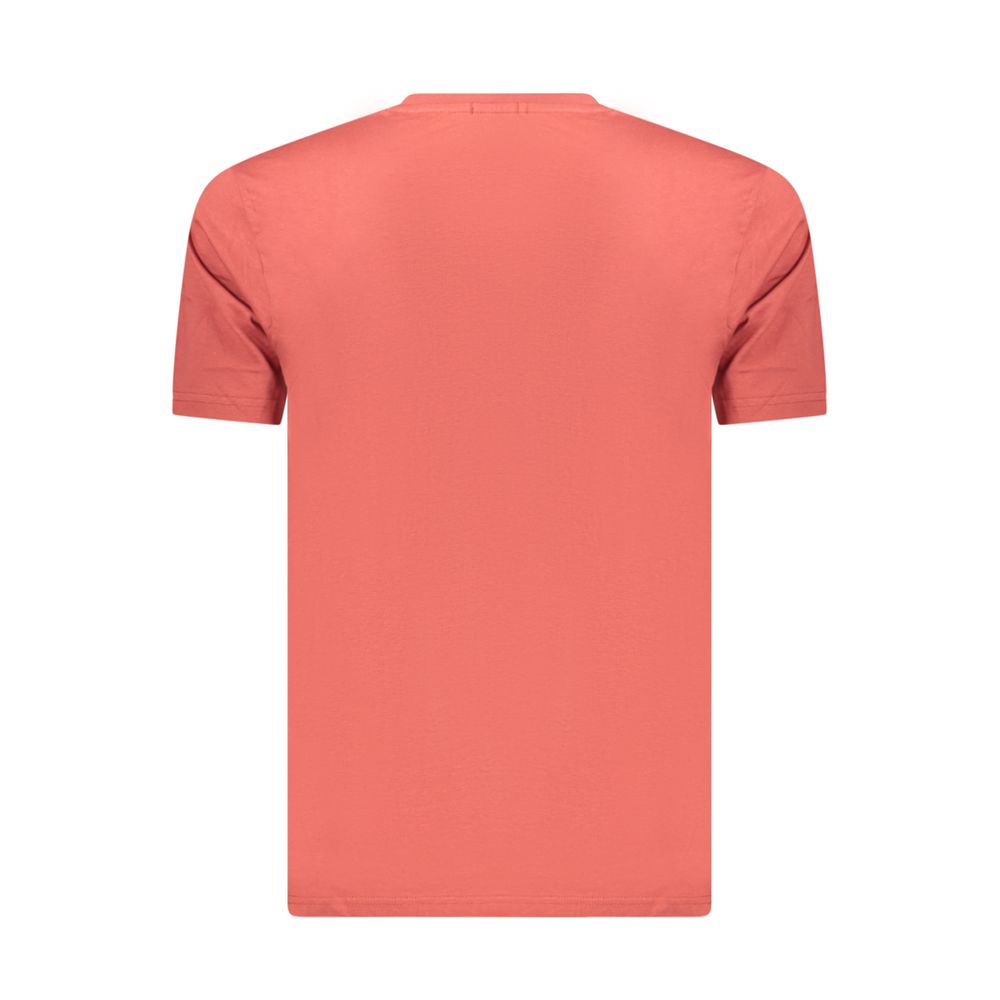 T-Shirt by Coveri Moving for men in cotton red features an on trend silhouette, perfectly showcasing a on trend and for an elevated aesthetic.