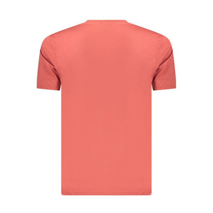 T-Shirt by Coveri Moving for men in cotton red features an on trend silhouette, perfectly showcasing a on trend and for an elevated aesthetic.
