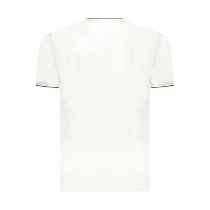 T-Shirt by Coveri Moving for men in cotton white features an on trend silhouette, perfectly showcasing a on trend and for an elevated aesthetic.