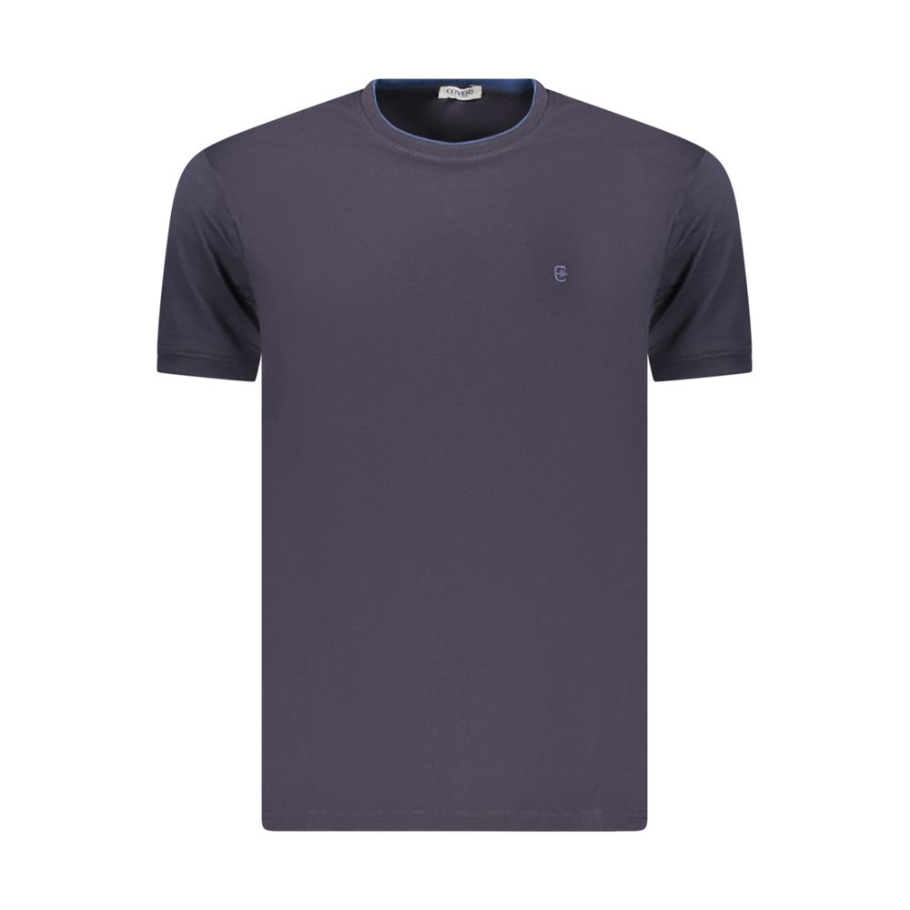T-Shirt by Coveri Moving for men in cotton blue features an on trend silhouette, perfectly showcasing a on trend and for an elevated aesthetic.