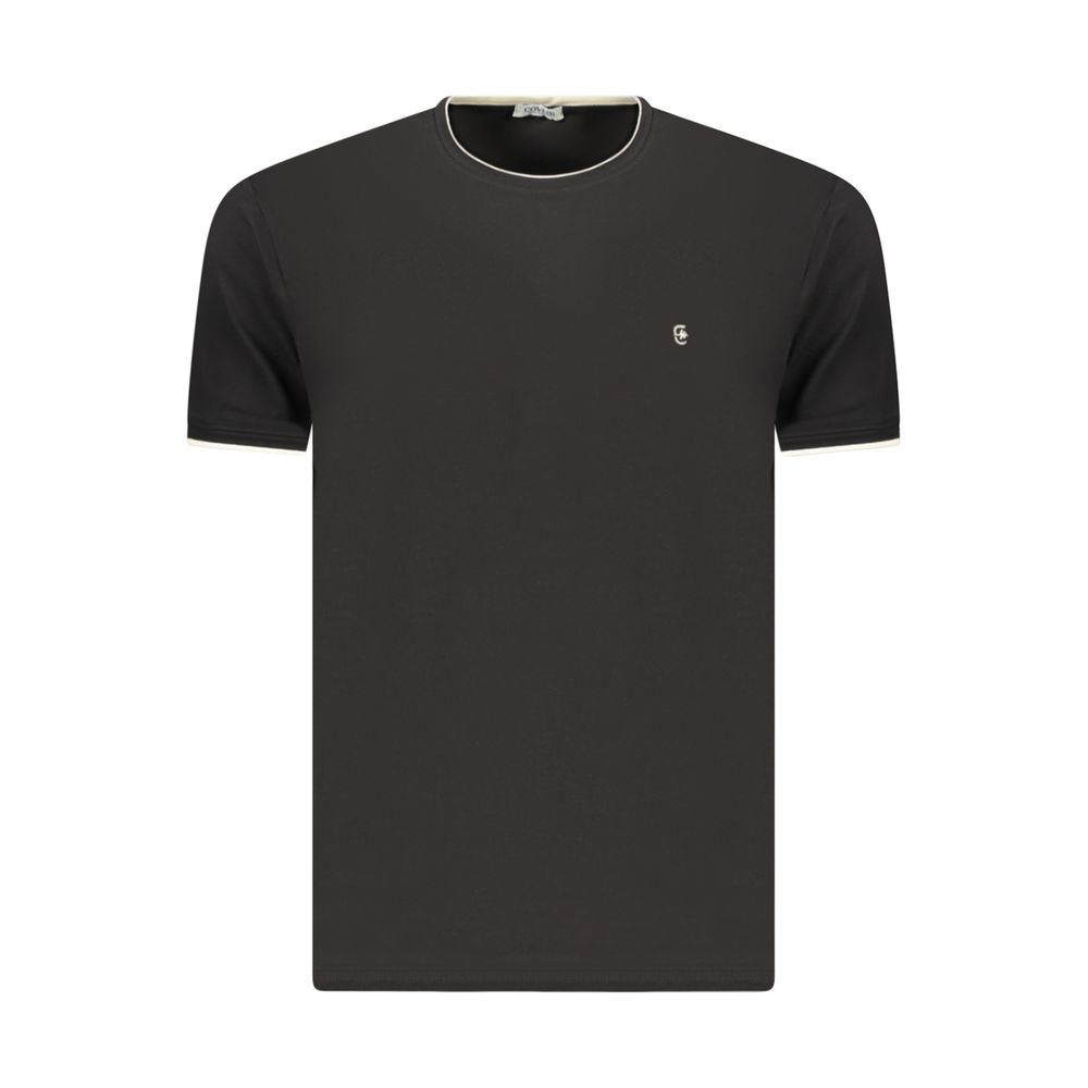 T-Shirt by Coveri Moving for men in cotton black features a plush silhouette, showcasing a sophisticated and for a truly plush finish.