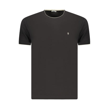T-Shirt by Coveri Moving for men in cotton black features a plush silhouette, showcasing a sophisticated and for a truly plush finish.