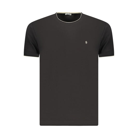 T-Shirt by Coveri Moving for men in cotton black features a plush silhouette, showcasing a sophisticated and for a truly plush finish.