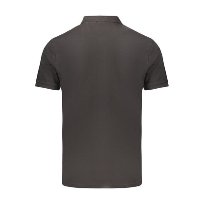Polo Shirt by Coveri Moving for men in cotton black presents a distinguished silhouette, showcasing a sophisticated and distinguished for a truly distinguished finish.