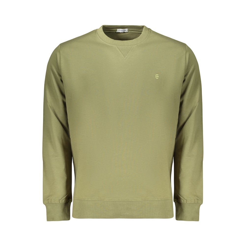 Sweatshirt by Coveri Moving for men in cotton green features an exquisite silhouette, showcasing and crew neckline details for a exquisite look.