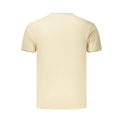 T-Shirt by Coveri Moving for men in cotton beige features an edgy silhouette, meticulously detailed with a sophisticated and for a truly edgy finish.