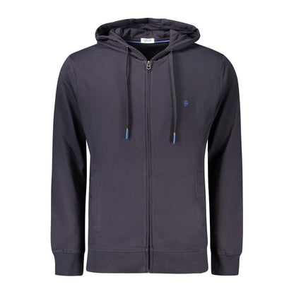 Hooded Sweatshirt Hoodie by Coveri Moving for men in cotton blue features a edgy silhouette, detailed with a edgy hooded neckline and for a refined finish.