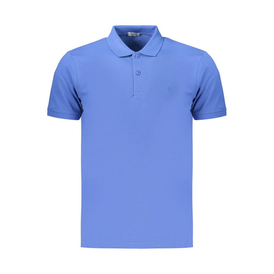 Polo Shirt by Coveri Moving for men in cotton blue features a eye catching silhouette, showcasing a refined and for a eye catching finish.
