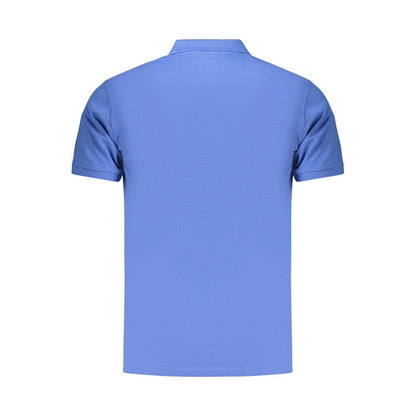 Polo Shirt by Coveri Moving for men in cotton blue showcases a enviable silhouette, featuring a refined and for a enviable finish.