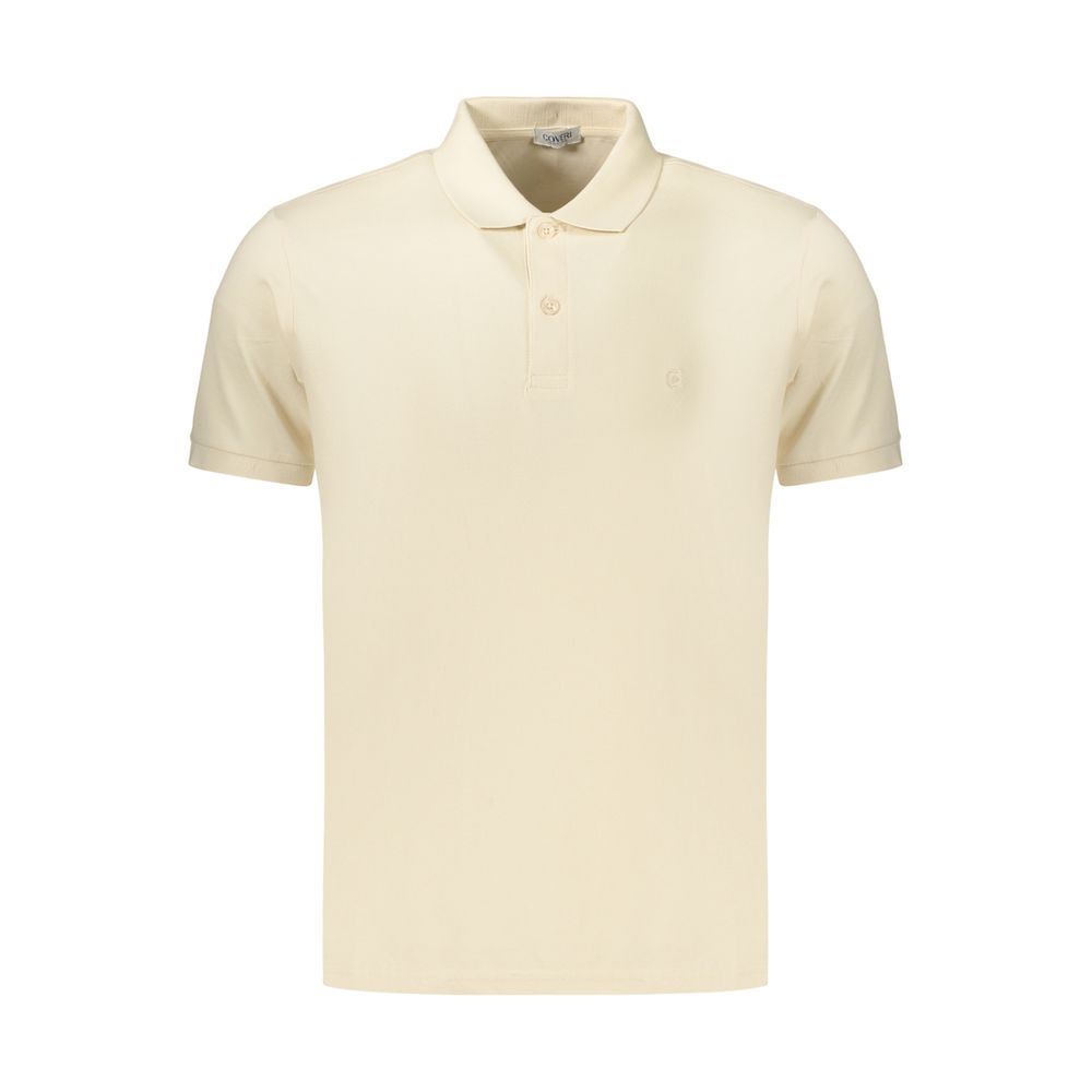 This Polo Shirt by Coveri Moving for men in cotton beige presents a flawless silhouette, showcasing flawless detailing and a refined for a truly flawless aesthetic.