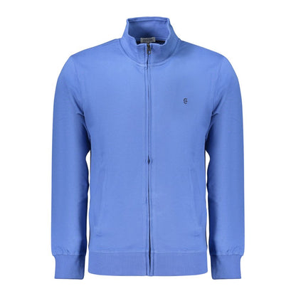 Sweatshirt by Coveri Moving for men in cotton blue presents a smart casual silhouette, featuring a smart casual and for a sophisticated look.