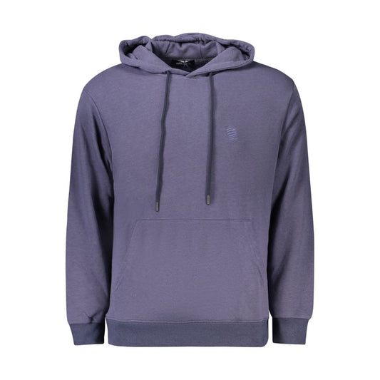 Hooded Sweatshirt Hoodie by Marina Yachting for men in cotton blue features an avant-garde silhouette, showcasing a sophisticated hooded neckline and detail for a truly avant-garde finish.