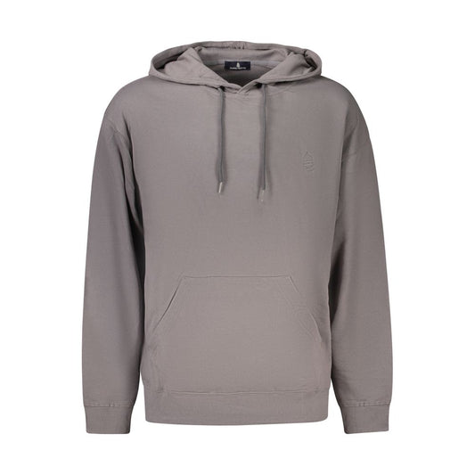 Hooded Sweatshirt Hoodie by Marina Yachting for men in cotton gray features an luminous silhouette, showcasing a sophisticated hooded neckline and for a truly luminous look.