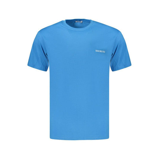 T-Shirt by Bikkembergs for men in cotton blue & print features an edgy silhouette, meticulously detailed with a sophisticated and crew neckline for a truly edgy finish.