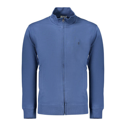 Sweatshirt by Coveri Moving for men in cotton blue features an provocated silhouette, detailed with a provocated and a refined for a sophisticated aesthetic.
