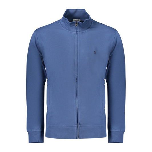 Sweatshirt by Coveri Moving for men in cotton blue features an provocated silhouette, detailed with a provocated and a refined for a sophisticated aesthetic.