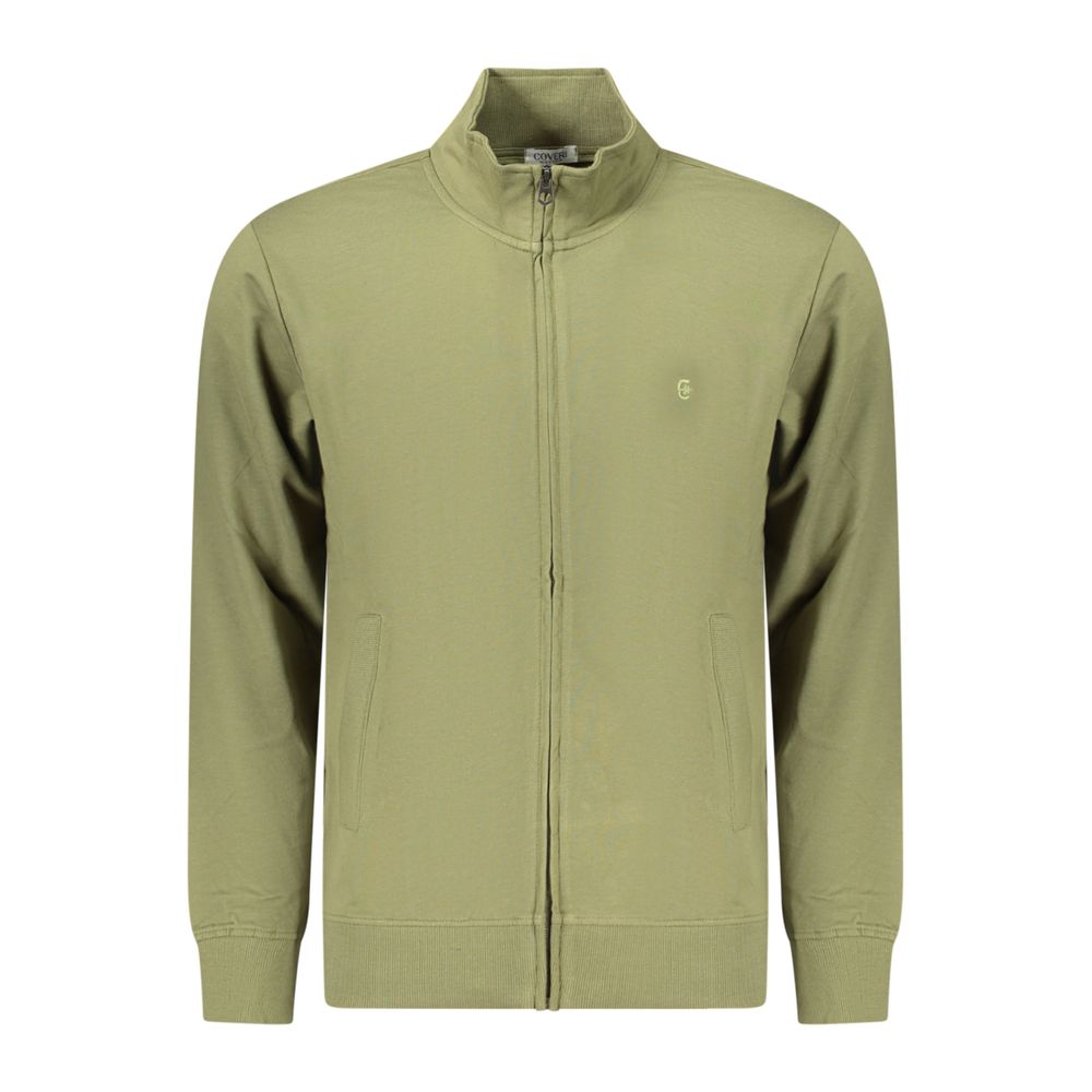Sweatshirt by Coveri Moving for men in cotton green features an exquisite silhouette, showcasing and details for a exquisite look.