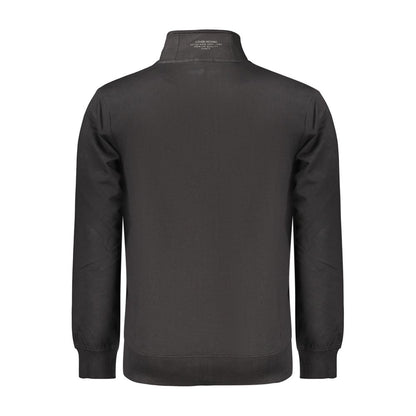 Sweatshirt by Coveri Moving for men in cotton black showcases a slouchy chic silhouette, artfully detailed with a slouchy chic and for a slouchy chic finish.