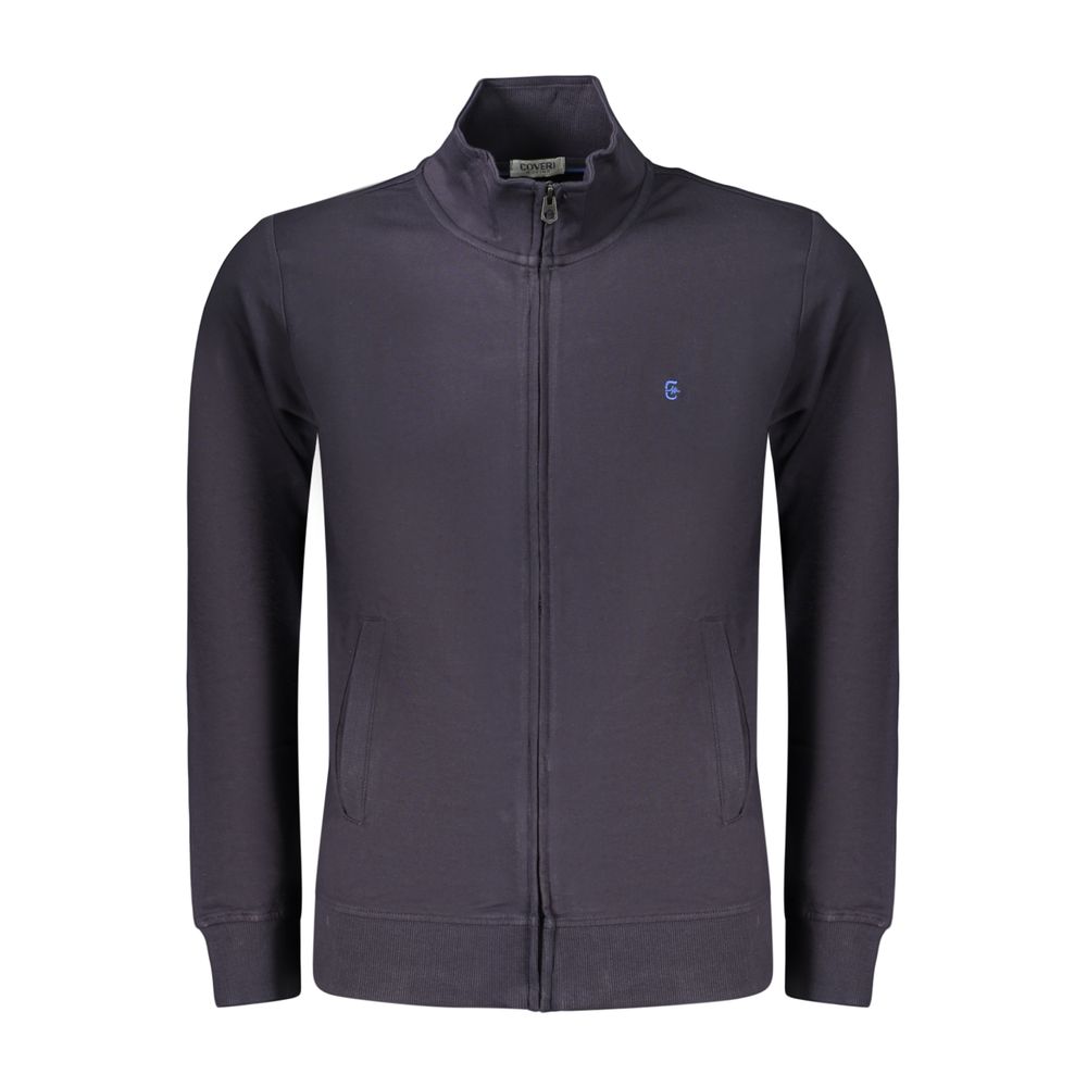 Sweatshirt by Coveri Moving for men in cotton blue features a unrivaled silhouette with a refined and unrivaled detailing for a sophisticated look.
