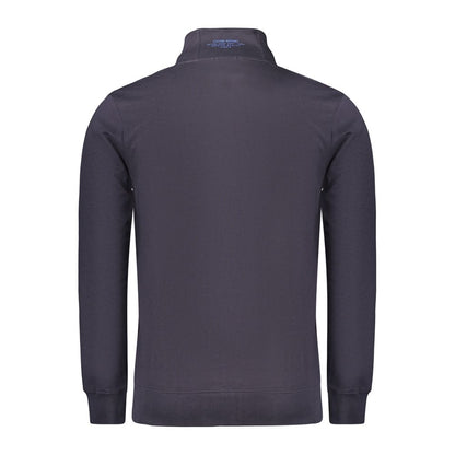 Sweatshirt by Coveri Moving for men in cotton blue presents a smart casual silhouette, featuring a smart casual and for a sophisticated look.