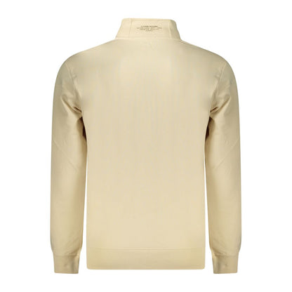 Sweatshirt by Coveri Moving for men in cotton beige showcases a slouchy chic silhouette, artfully detailed with a slouchy chic and for a slouchy chic finish.