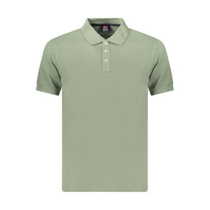 Polo Shirt by Norway 1963 for men in cotton green presents a sleek silhouette, featuring a refined and for a sleek finish.
