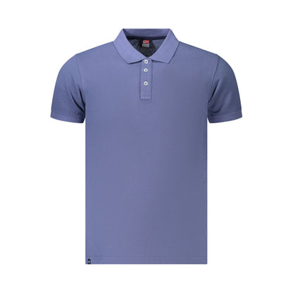Polo Shirt by Norway 1963 for men in cotton blue presents a crisp silhouette, artfully detailed with a crisp and crisp .