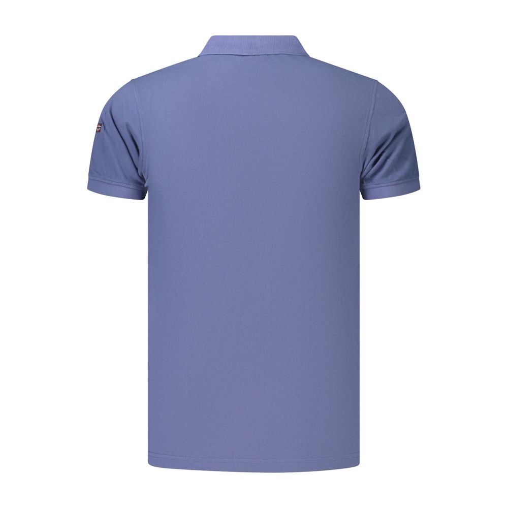 Polo Shirt by Norway 1963 for men in cotton blue features a eye catching silhouette, showcasing a refined and for a eye catching finish.