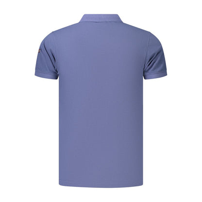 Polo Shirt by Norway 1963 for men in cotton blue features a eye catching silhouette, showcasing a refined and for a eye catching finish.