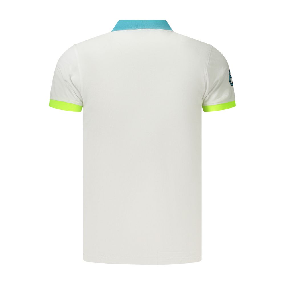 Norway 1963 Men's Short-Sleeve Cotton Polo Shirt - White