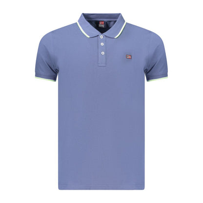 Polo Shirt by Norway 1963 for men in cotton blue showcases a enviable silhouette, featuring a refined and for a enviable finish.