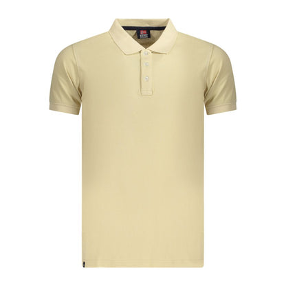 Polo Shirt by Norway 1963 for men in cotton beige showcases a sharp silhouette, detailed with a refined and sharp for a sophisticated finish.