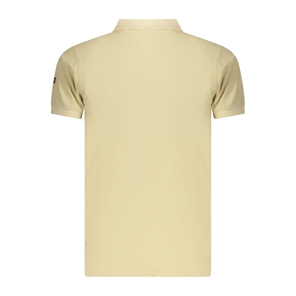Polo Shirt by Norway 1963 for men in cotton beige presents a distinguished silhouette, showcasing a sophisticated and distinguished for a truly distinguished finish.