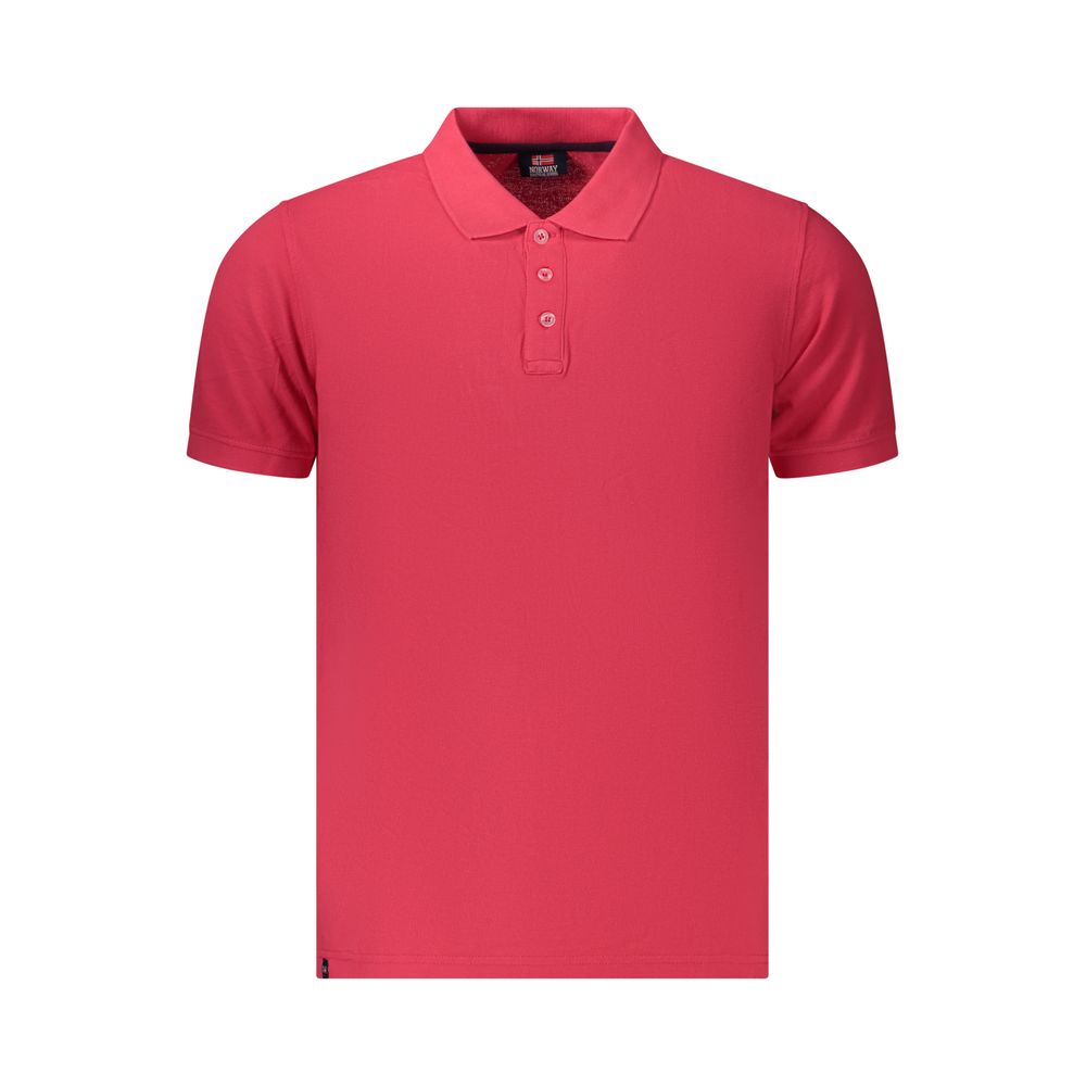 Polo Shirt by Norway 1963 for men in cotton red features a eye catching silhouette, showcasing a refined and for a eye catching finish.